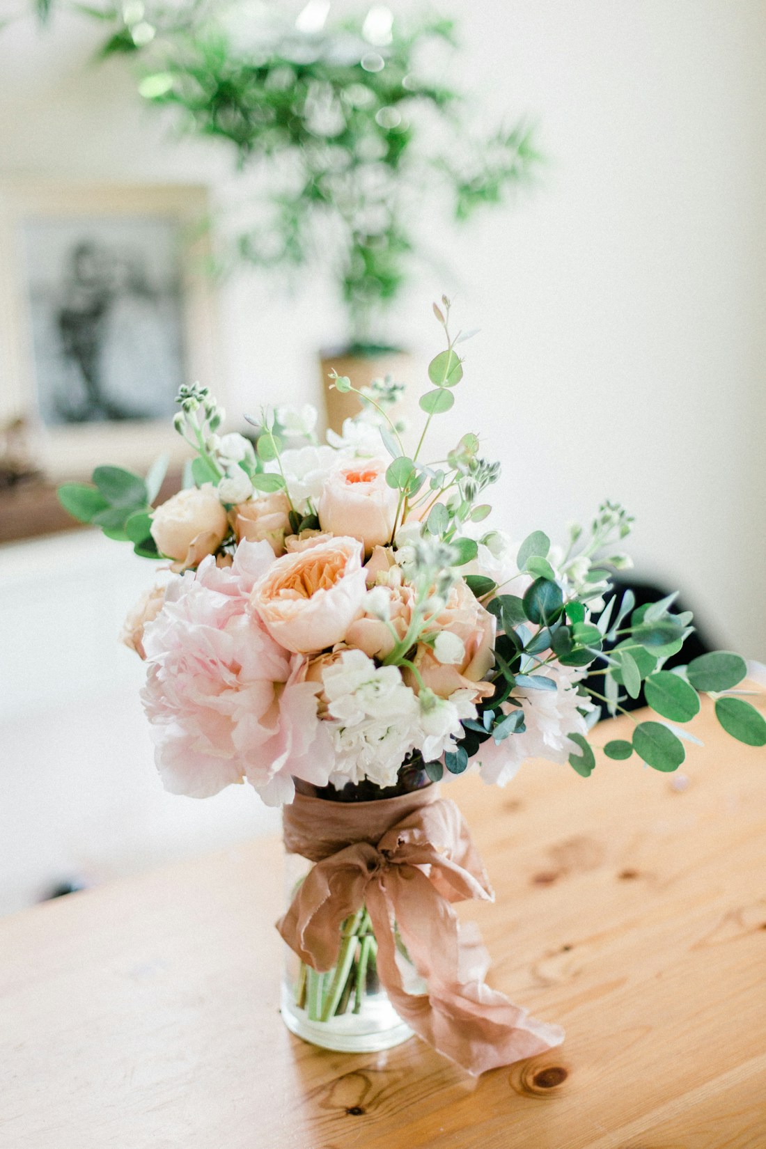 An abundant bouquet of seasonal flowers, illustrative photography